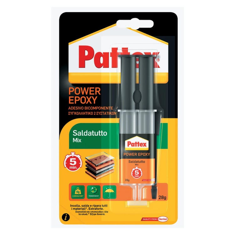 Pattex Power Epoxy Saldatutto Mix 28 G