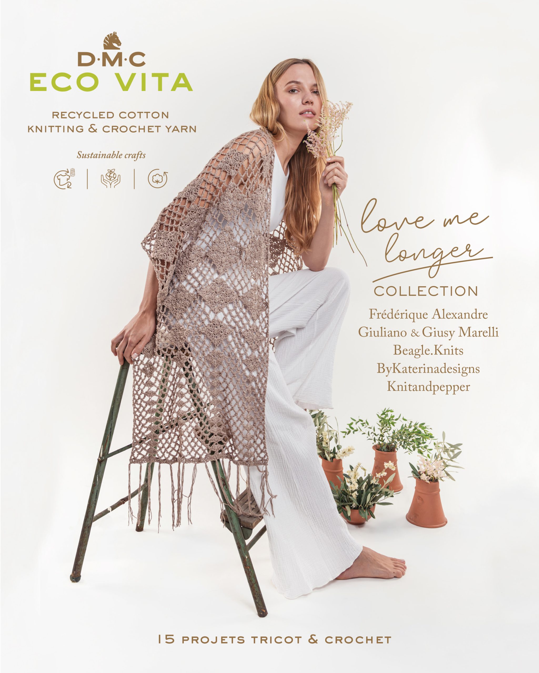 Book Dmc N1 Eco Vita 3 Modelli Knitting