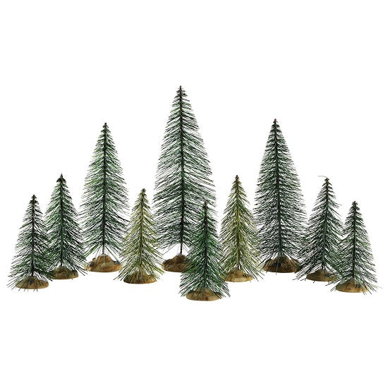 Needle Pine Trees Set Of10 Lemax
