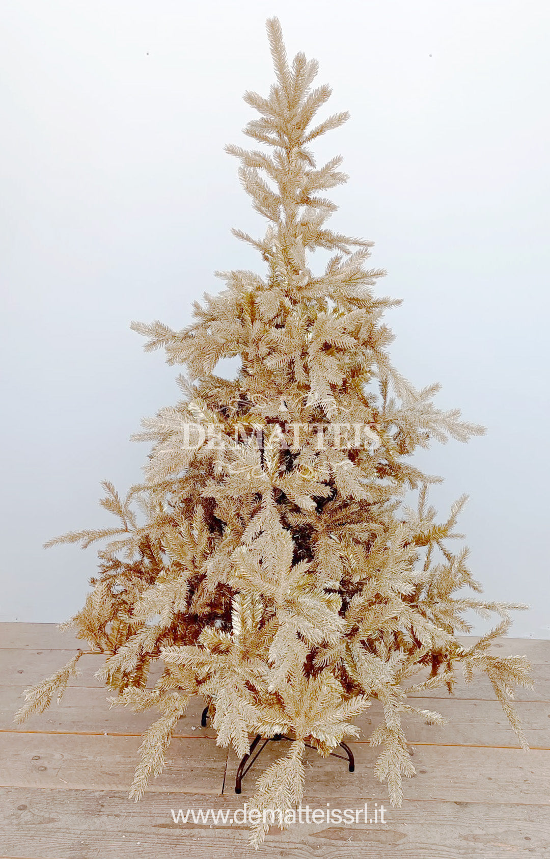 Albero Di Natale Tiffany Oro 180 Cm