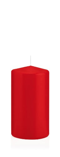 Candela Cilindrica 6x12 Cm Rosso