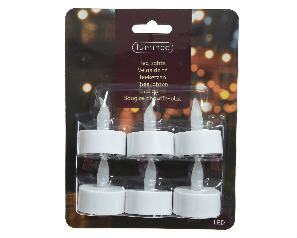 Confezione 6 Tealights Led