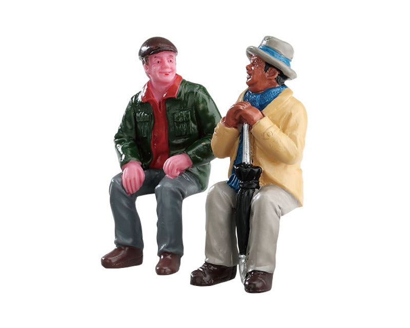 Chatting With Old Friends, Set Of 2 Lemax