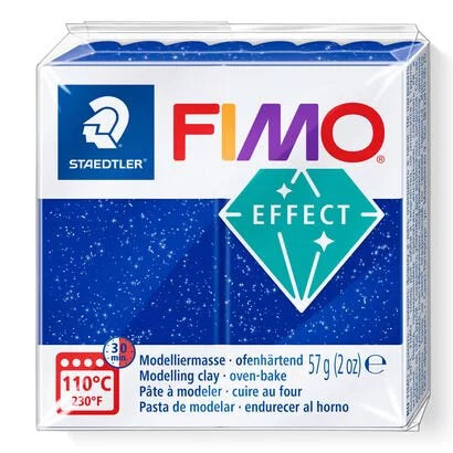 Fimo Effect Staedtler 58 Gr Blu Glitter