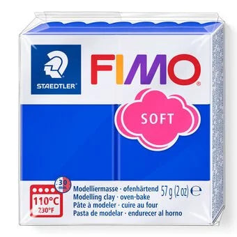 Fimo Soft Staedtler 58 Gr Blu Brillante