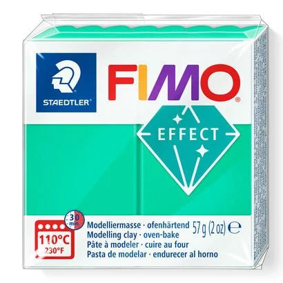 Fimo Effect Staedtler 58 Gr Verde Traslucido
