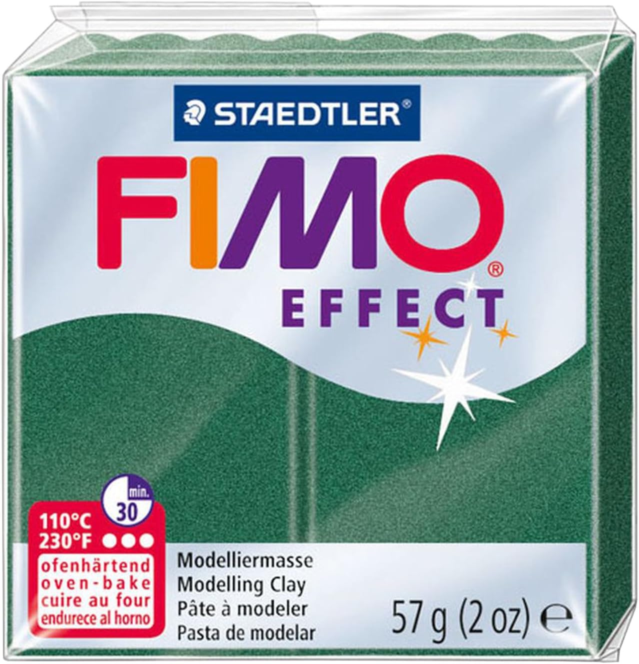 Fimo Effect Staedtler 58 Gr Metallic Opal Green