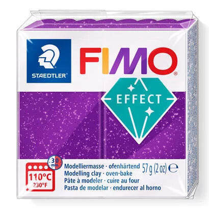 Fimo Effect Staedtler 58 Gr Violetto Glitter