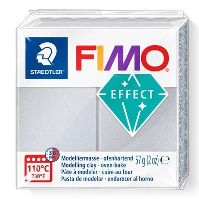 Fimo Effect Staedtler 58 Gr Argento Chiaro Perlato