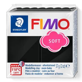 Fimo Soft Staedtler 58 Gr Nero