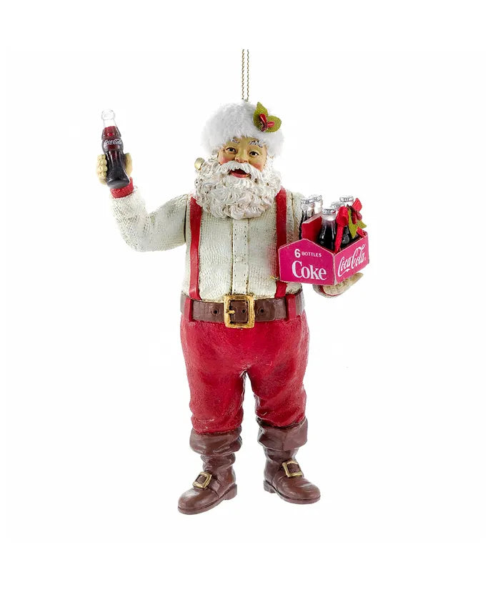Pendente Babbo Natale Coca Cola 12 Cm