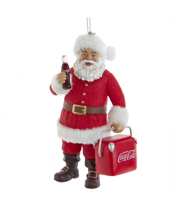 Pendente Babbo Natale Coca Cola Frigo 12 Cm