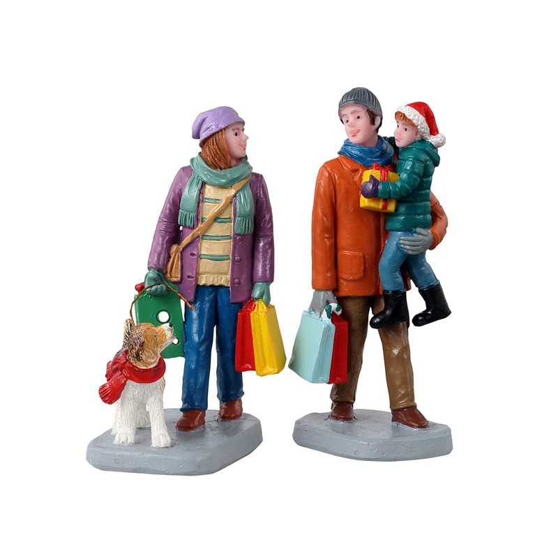 Holiday Shoppers Set Of 2 Lemax