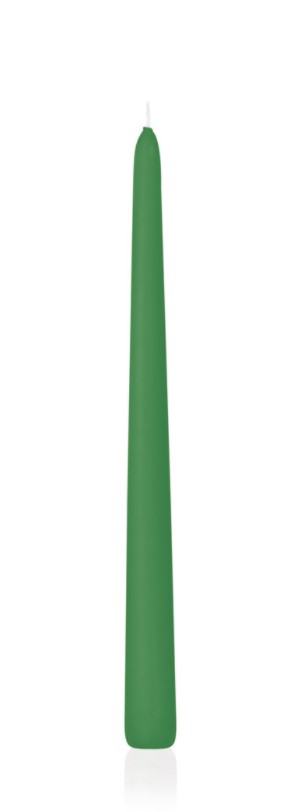 Candela Conica 2,5X25 Cm Verde Scuro