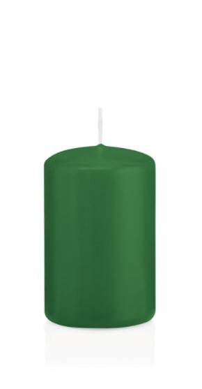 Candela Cilindrica 5X8 Cm Verde Scuro