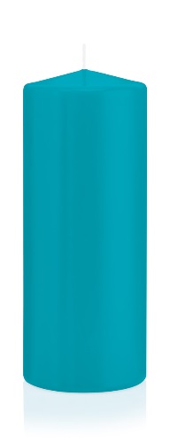 Candela Cilindrica 8X20 Cm Azzurro