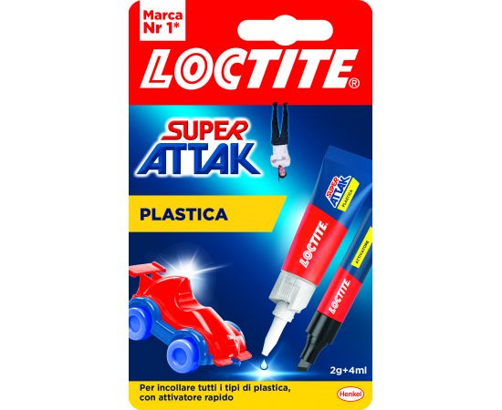 Loctite Super Attak Plastica 2Gr + 4Ml