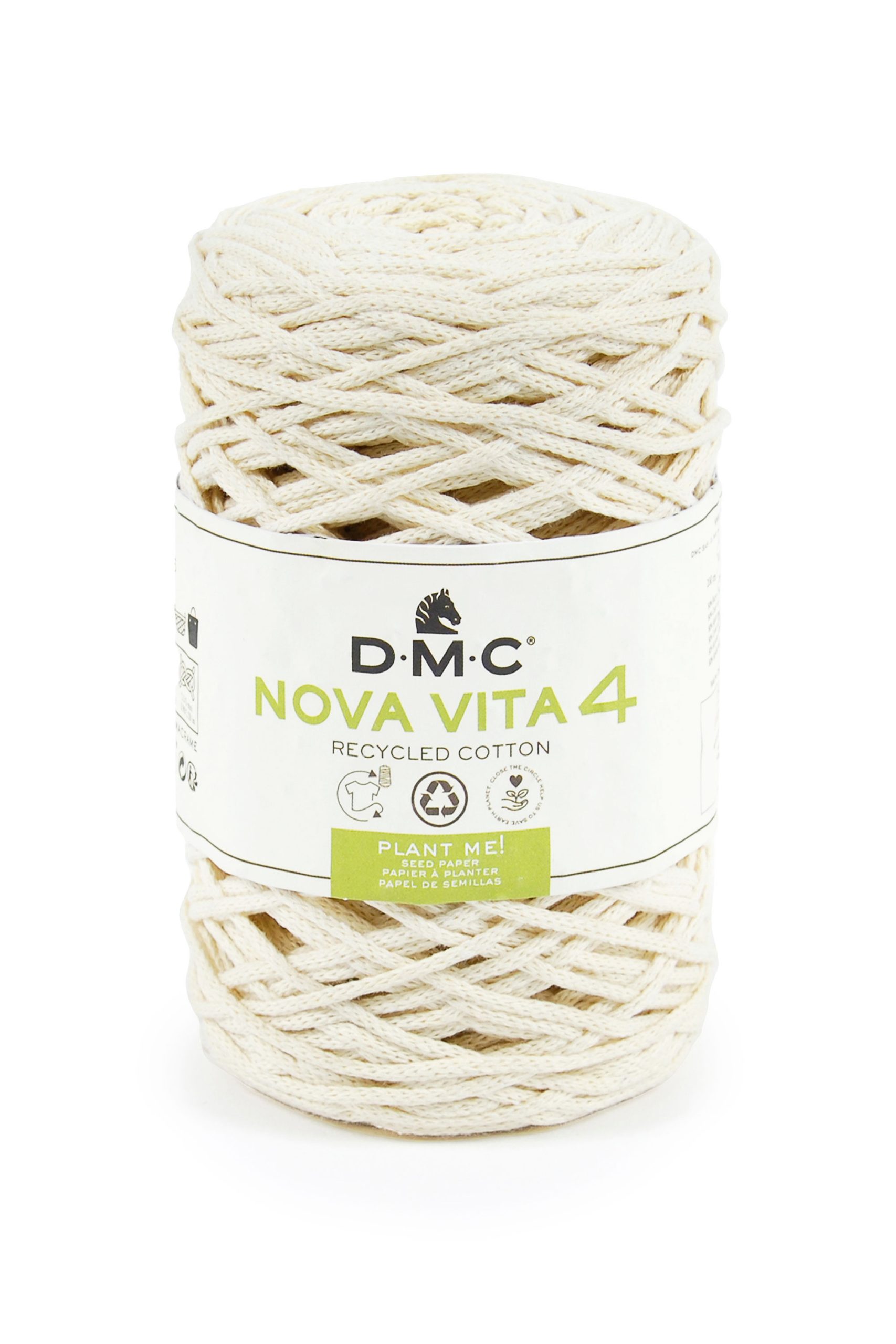Cotone Dmc Nova Vita 4 Recycled Cotton Colore 01