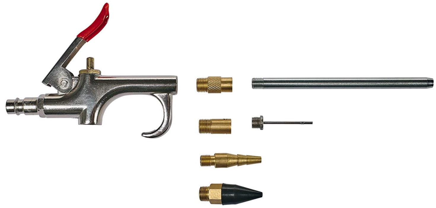 Pistola Per Compressore Con Accessori
