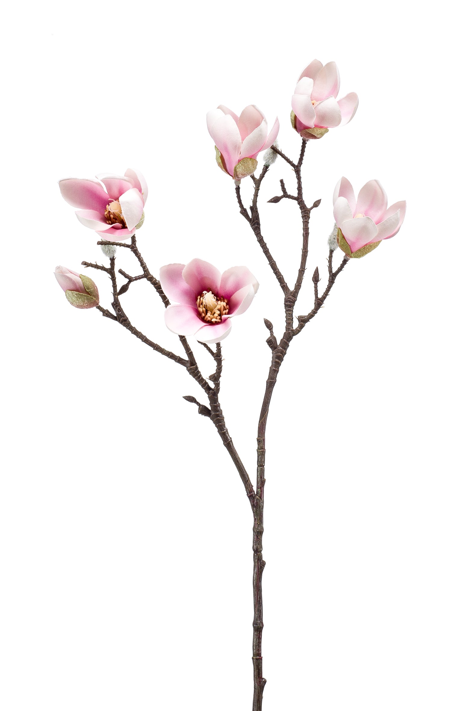 Ramo Magnolia Rosa 65 Cm