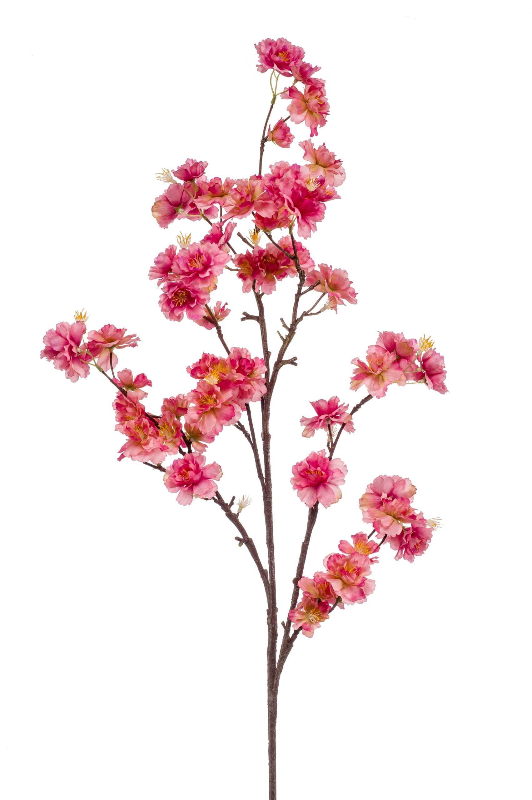 Ramo Fiore Di Ciliegio Rosa Scuro 120 Cm
