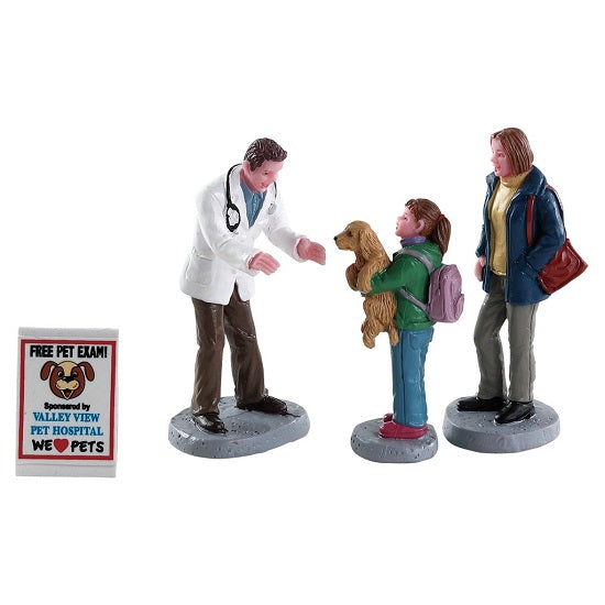 Charley The Vet Set Of4 Lemax